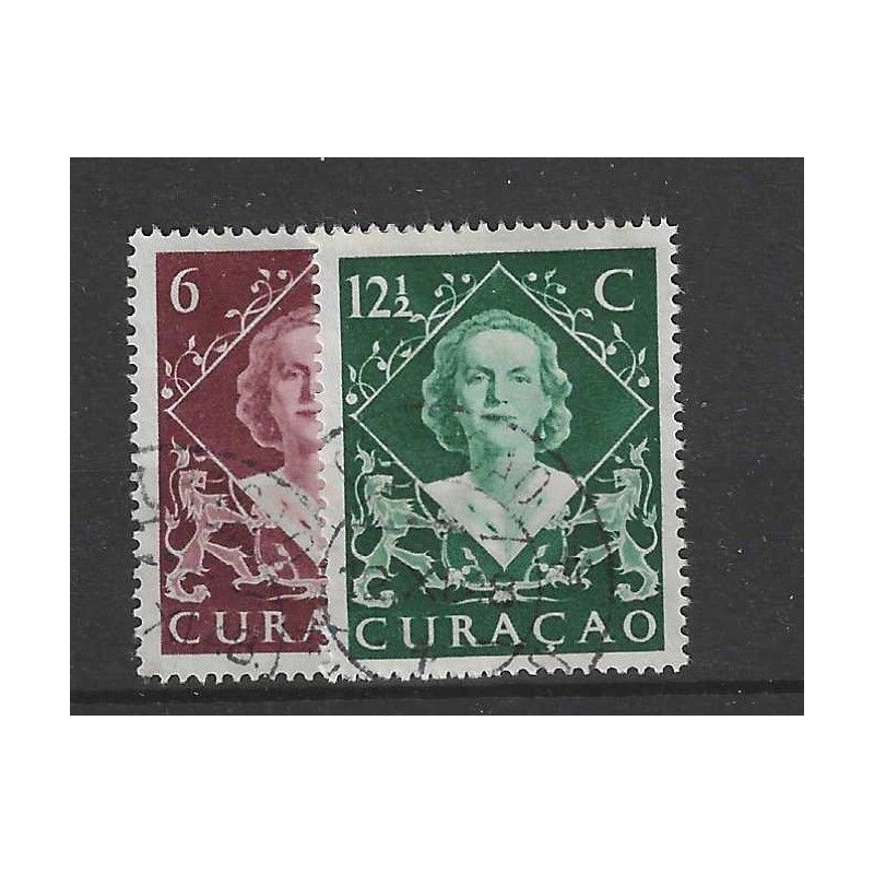 Curacao 198-199 Wilhelmina VFU/gebr CV 1.40 € Curacao 198-199 Wilhelmina VFU/gebr CV 1.40 €