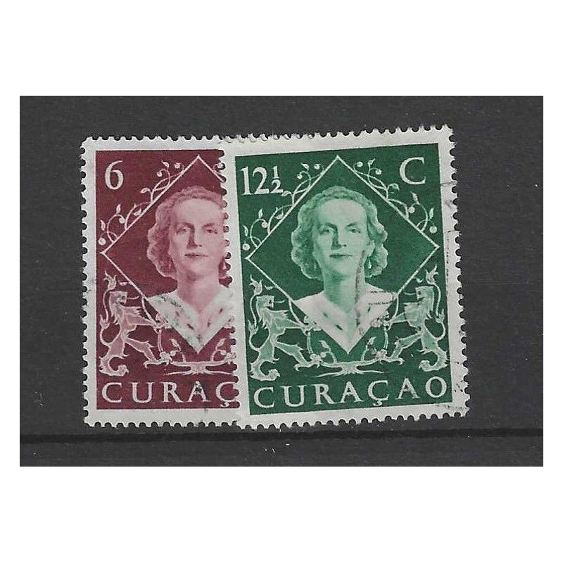 Curacao 198-199 Wilhelmina VFU/gebr CV 1.40 € Curacao 198-199 Wilhelmina VFU/gebr CV 1.40 €
