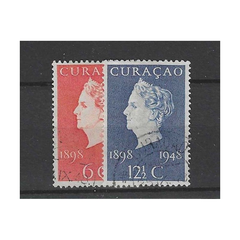 Curacao 196-197 Wilhelmina VFU/gebr CV 1.60 € Curacao 196-197 Wilhelmina VFU/gebr CV 1.60 €