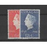 Curacao 196-197  Wilhelmina VFU/gebr  CV 1.60  €