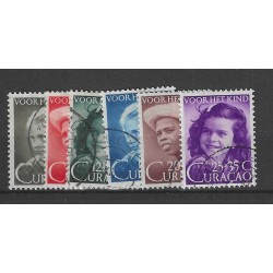 Curacao 200-205 Kind 1948  VFU/gebr  CV 14  €