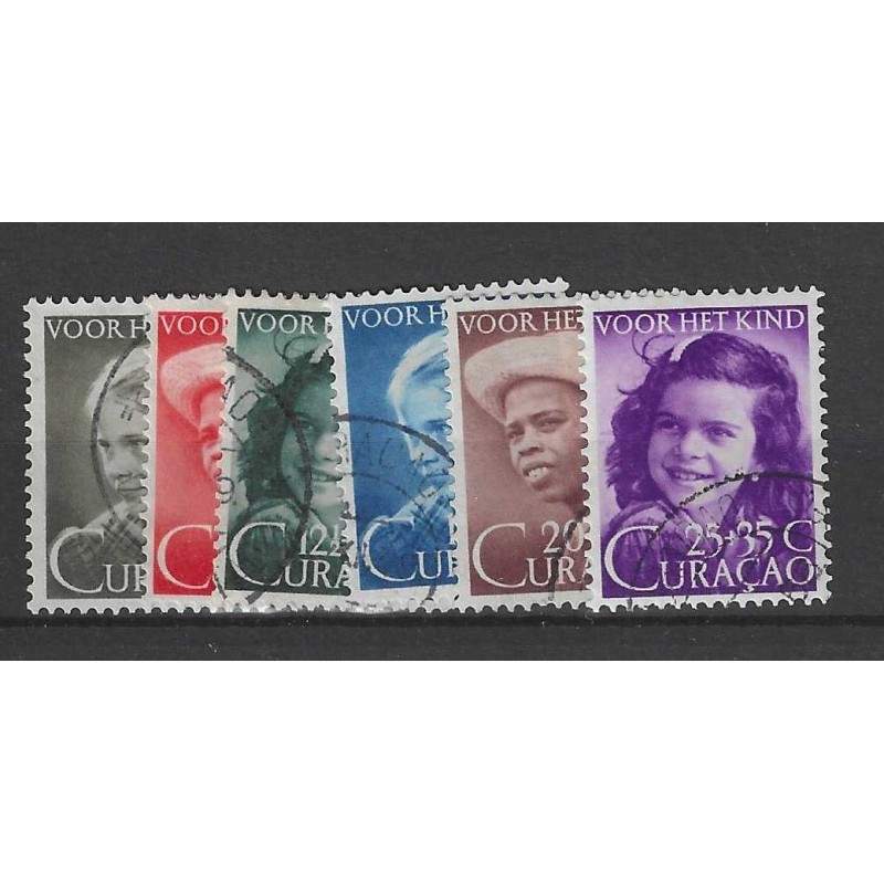 Curacao 200-205 Kind 1948 VFU/gebr CV 14 € Curacao 200-205 Kind 1948 VFU/gebr CV 14 €