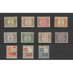 Ned. Indie 149-159  Bandoeng-serie  MH/ongebr CV 275 €