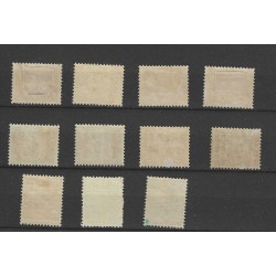 Ned. Indie 149-159  Bandoeng-serie  MH/ongebr CV 275 €