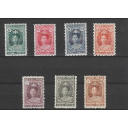 Ned. Indie 160-166 Wilhelmina MH/ongebr CV 210 €
