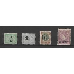Ned. Indie 138-141 Nooduitgifte  MH/ongebr CV 11,5 €