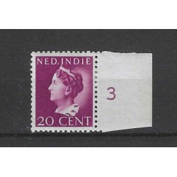 Ned. Indie  277  Wilhelmina  MH/ongebr CV 50 €