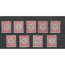 Ned. Indie  P14-22  Port 1892  MH/ongebr  CV 180 €