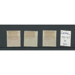 Liechtenstein 119-121 Landschaften  MH/ongebr  CV 950 €