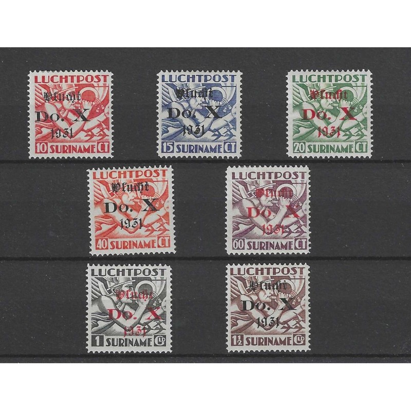 Suriname LP8-14 DO-X Luchtpost MH/ongebr CV 350 € Suriname LP8-14 DO-X Luchtpost MH/ongebr CV 350 €