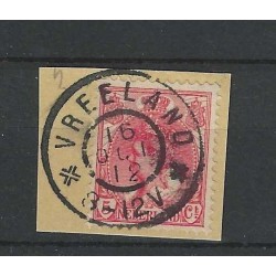 Nederland 60  "VREELAND 1912" grootrond  VFU/gebr  CV 5 €