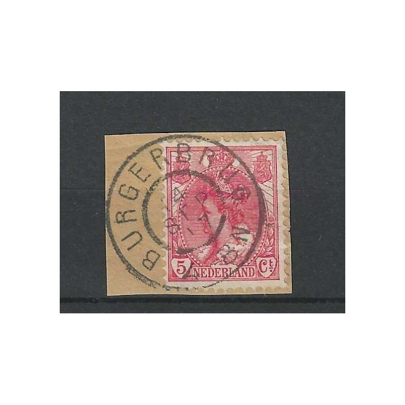 Nederland 60 "BURGERBRUG 1917" grootrond VFU/gebr CV 10 € Nederland 60 "BURGERBRUG 1917" grootrond VFU/gebr CV 10 €
