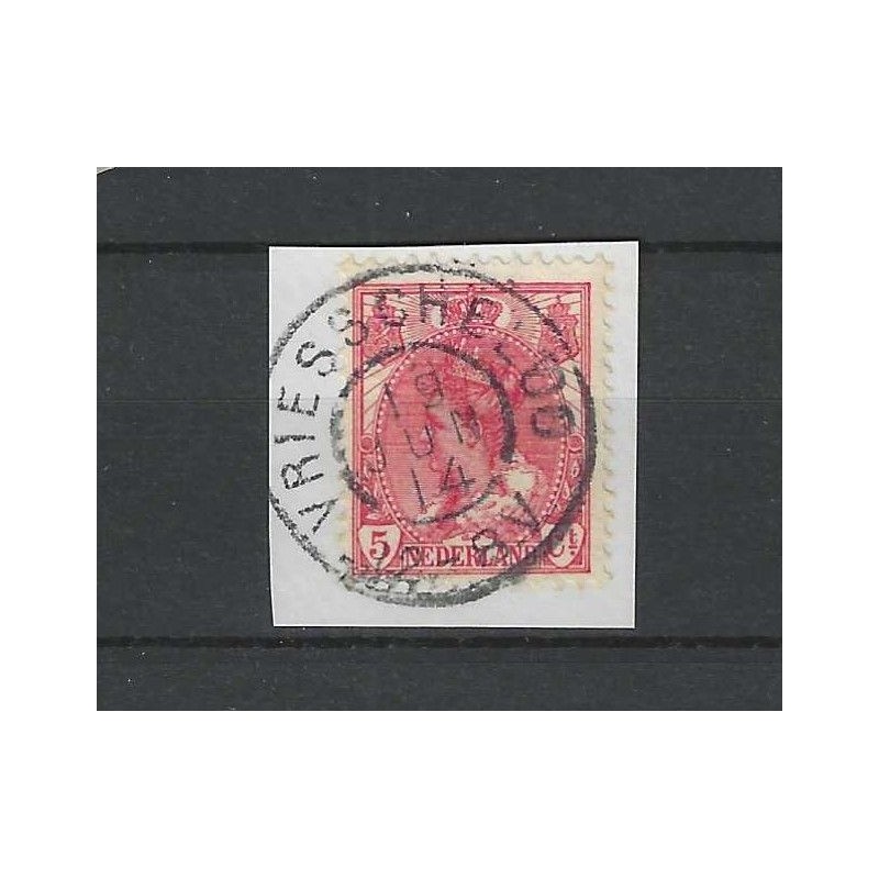 Nederland 60 "VRIESSCHELOO 1914" grootrond VFU/gebr CV 15 € Nederland 60 "VRIESSCHELOO 1914" grootrond VFU/gebr CV 15 €