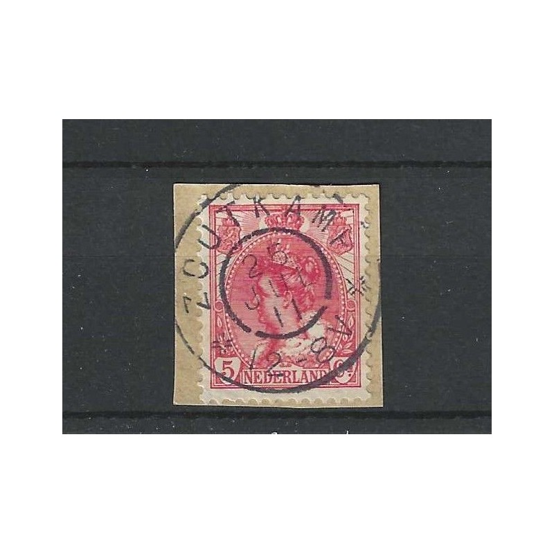 Nederland 60 "ZOUTKAMP 1911" grootrond VFU/gebr CV 10 € Nederland 60 "ZOUTKAMP 1911" grootrond VFU/gebr CV 10 €