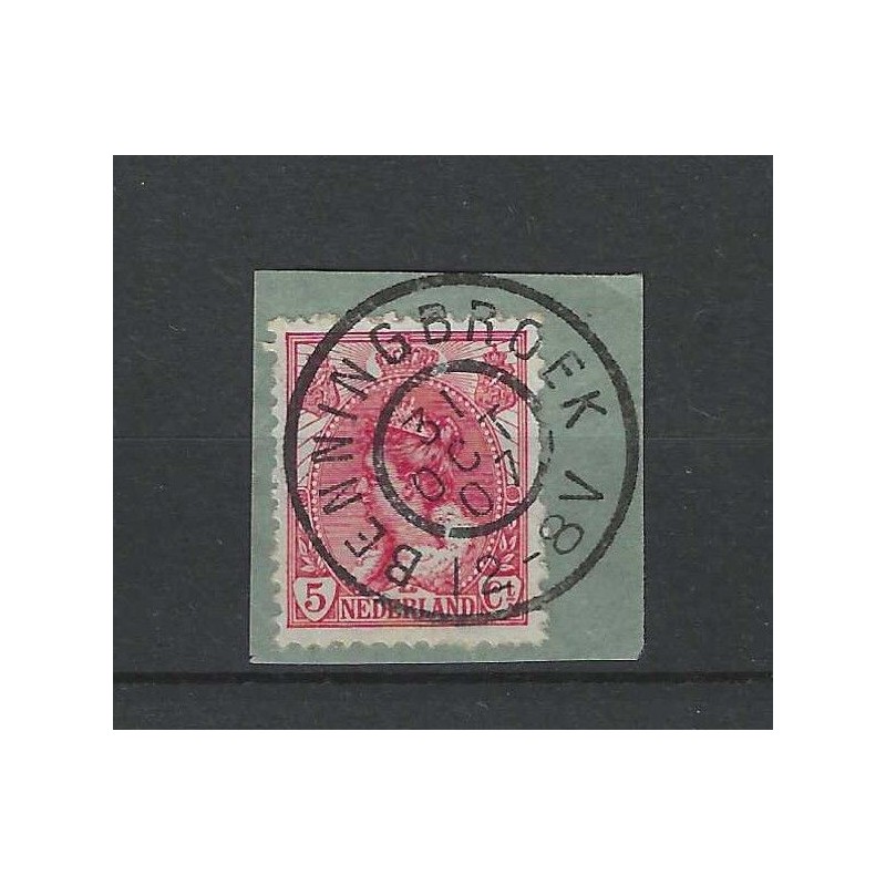 Nederland 60 "BENNINGBROEK 1907" grootrond VFU/gebr CV 7 € Nederland 60 "BENNINGBROEK 1907" grootrond VFU/gebr CV 7 €