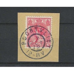 Nederland 60  "POORTVLIET 1912" grootrond  VFU/gebr  CV 5 €