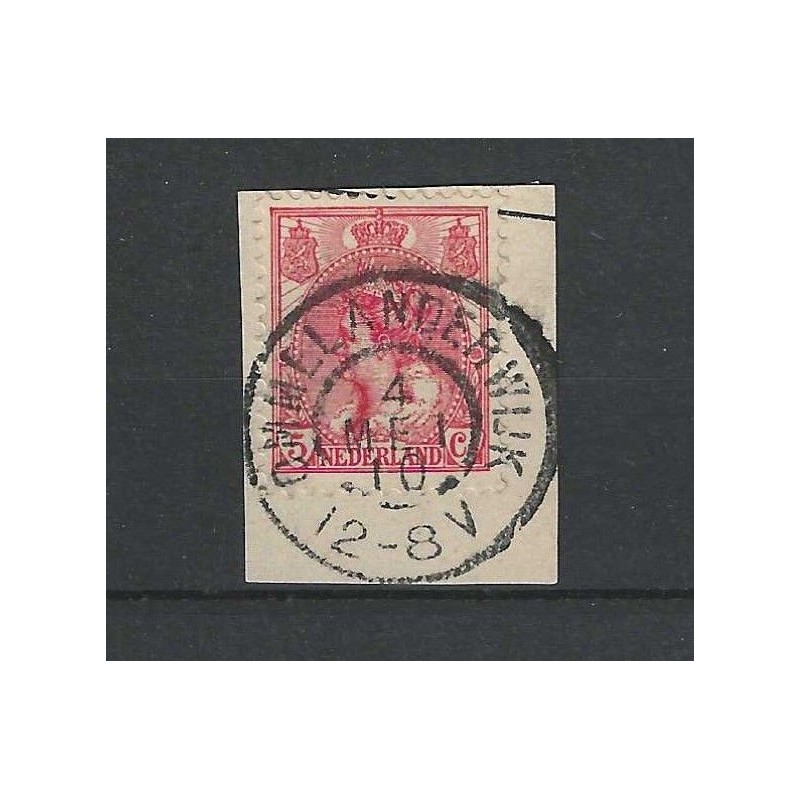 Nederland 60 "OMMERLANDERDIJK 1910" grootrond VFU/gebr CV 5 € Nederland 60 "OMMERLANDERDIJK 1910" grootrond VFU/gebr CV 5 €